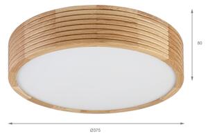 Plafoniera per bagno LINARO 3xE27/15W/230V IP54 rovere, diam. 37 cm
