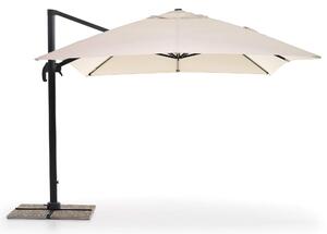 Ombrellone da Giardino Decentrato 3x3m in Alluminio e Poliestere Senso Beige