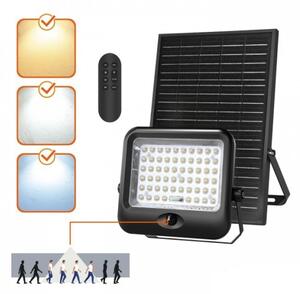 Proiettore solare a LED con sensore MHCS LED/20W/3,2V IP65 10000 mAh + telecomando