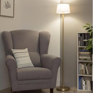 Brilagi - Lampada da terra LED CERIA 1xE27/20W/230V diam. 25 cm grigio/oro
