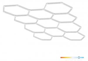 Plafoniera LED HEXLINE LED/513W/230V 6500K 300x516 cm bianca