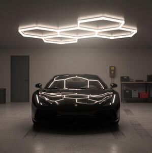 Plafoniera LED HEXLINE LED/216W/230V 4000K 208x300 cm bianco