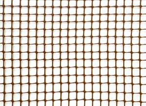 Rete Quadra da Giardino 10mm in Plastica 1x30m Rama Mirror Marrone
