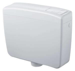 Cassetta WC a Zaino con 2 Pulsanti 44,5x14x38 cm Forlani Maxima 2 Bianca