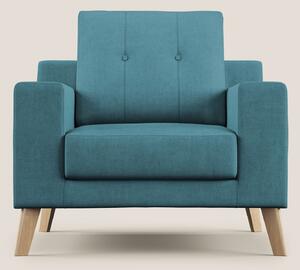 Danish poltroncina in tessuto morbido impermeabile T02 azzurro