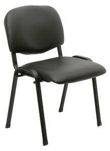 Kasart Sedia da Ufficio in Ecopelle colore Nero - Interlocutoria