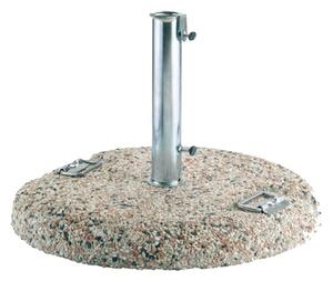 Base per Ombrellone Ø55 con Maniglie da Giardino in Graniglietto 50Kg Vorghini UnShake