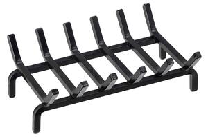 Brucialegna Braciere per Stufa 40x25 cm in Ferro Belfer 900/E Nero