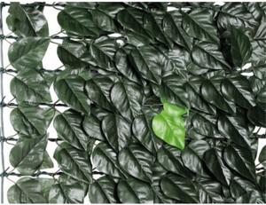 Brixo Siepe finta 1x20mt foglie artificiali di lauro sempreverde frangivista balcone