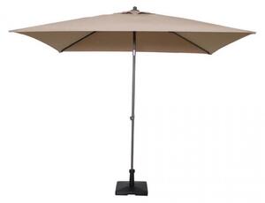Ombrellone da Giardino Nice 2x2 m in Alluminio Tortora