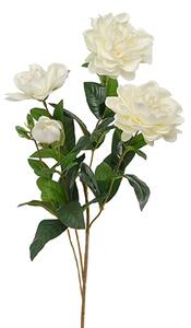 Set 3 Rami Artificiali di Gardenia Altezza 70 cm Bianco