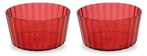 WD Lifestyle WD910R Rosso Set 2 Coppette 490ml Acrilico