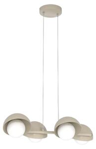 Lampada a sospensione BOOM beige 4xG9x15W in metallo, dimensioni: 120x60x32 cm, IP20, Emibig