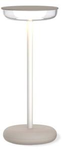 WD Lifestyle WD660TOR Hygge Beige Lampada Tavolo Led 5,5W Dimmer Ricaricabile