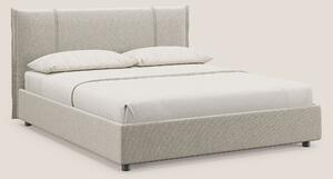 Alicia letto imbottito con vano contenitore in tessuto impermeabile T1