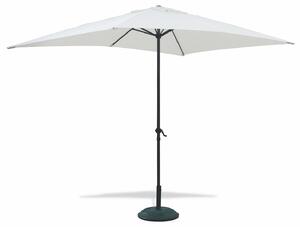 Ombrellone Rettangolare da Giardino 3x2 m Palo Ø38 mm in Alluminio Soriani Ecrù