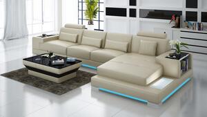 Divano in pelle zona giorno con divano angolare USB divano angolare design divano moderno