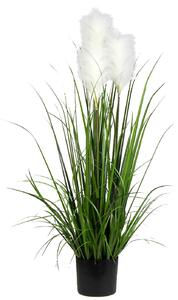 Pianta Artificiale H100 cm con Luci LED e Vaso Verde