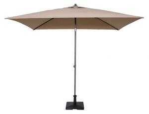 Ombrellone da Giardino Nice 2x3 m in Alluminio Tortora