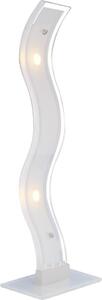 Wofi Geneve Tischleuchen LED 8684.02.01.0000 Glas/chrom