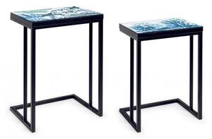 Set 2 Tavolino Reef K03 in Metallo