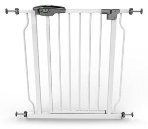 Cancelletto Bambini Barriera di Protezione in Metallo 75,5x3x85 cm Fadi Clic-Clac Bianco
