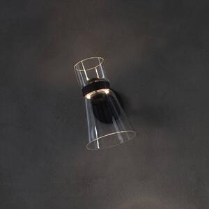 FLOS Applique da parete Nocturne Cone, dimmerabile, Nero, Soggiorno / Sala da pranzo, Alluminio, Design, Applique