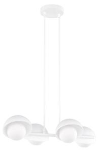 Lampada a sospensione BOOM bianca 4xG9x15W in metallo, dimensioni: 120x60x32 cm, IP20, Emibig