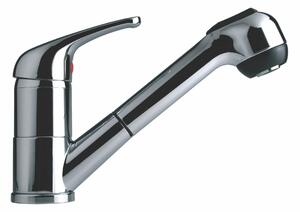 Rubinetto Cucina Miscelatore Monocomando Doccetta Estraibile Apell AP20CR Cromato