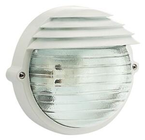 Lampada Applique Tonda Grande Colore Bianco per Esterno Linea Palpebra Sovil