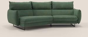 Monamour divano moderno angolare con opzione relax elettrico in microf