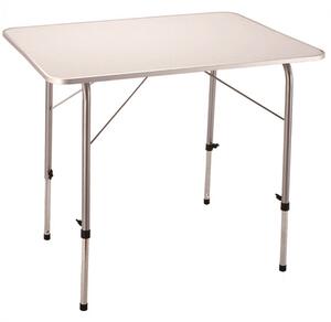 Tavolino Professional 80x60x50/69 h cm in Acciaio Bianco