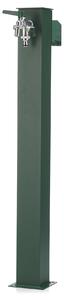 Fontana da Giardino con Doppio Rubinetto Belfer 42/QRR Verde