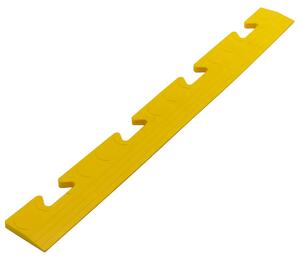 Piastrella scivolo F PVC predisposto angolo in pvc 7 x 48 cm Sp 8 mm, giallo