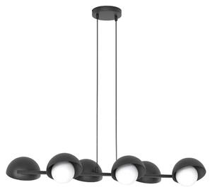 Lampada a sospensione BOOM bianco e nero 6xG9x15W in metallo, dimensioni: 120x88x32 cm, IP20, Emibig