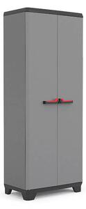 Armadio Portascope da Esterno 3 Ripiani 68x39x173H cm in Plastica Keter Stilo Grigio