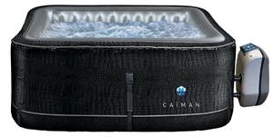 Vasca Idromassaggio da Esterno Gonfiabile Riscaldata 4 Posti 168x168x70 cm NetSpa Caiman Nera