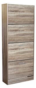 Scarpiera Wendy 60x24x150 h cm in Legno Naturale