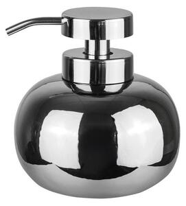 Dispenser per sapone argentato in ceramica 200 ml Lotus – Mette Ditmer Denmark