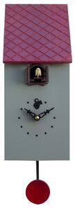 Orologio a Cucù da Parete 13x30x12 cm Pirondini Italia Portofino Grigio Cemento