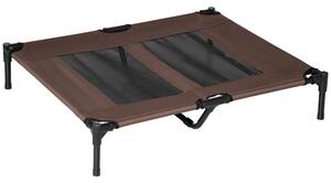 Brandina Pieghevole per Cani 91,5x76,2x18 cm Fino a 50Kg in Metallo e Tessuto Oxford Marrone