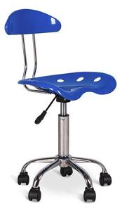 Sedia da Ufficio Operativa 34x42,5xH83/93 cm in Polipropilene Titti Blu