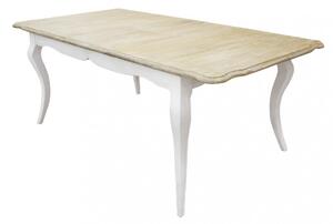 Tavolo Cross Allungabile 150/190x100x75h cm in Legno Bianco