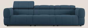 Giotto Divano modulare a 3 sedute con opzione relax elettrico in micro