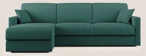 Chris Divano letto angolare con penisola in microfibra smacchiabile T1