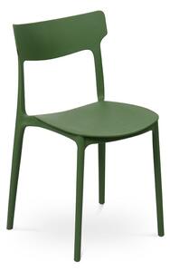 Sedia da esterno verde in plastica Biá – Bonami Essentials