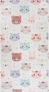 Tappeto per bambini avorio lavabile 120x180 cm Cute Animals – Vitaus