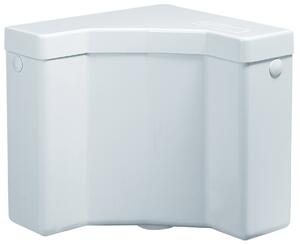 Cassetta WC Angolare a Zaino 1 Pulsante 31x22x31 cm Forlani Angolo Bianca