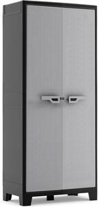 Armadio 8 Ripiani 80x44x182 cm Keter Titan Multispace XL Nero