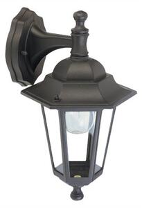 Lampada Applique in Basso Colore Nero per Esterno Linea Mini Esagonale Sovil